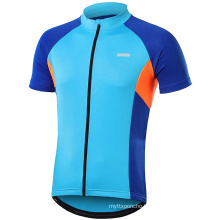 Wholesale Fashion Breathable Bicycle Clothing Custom Logo Bike Shirt Men's Short Sleeves Cycling Jersey